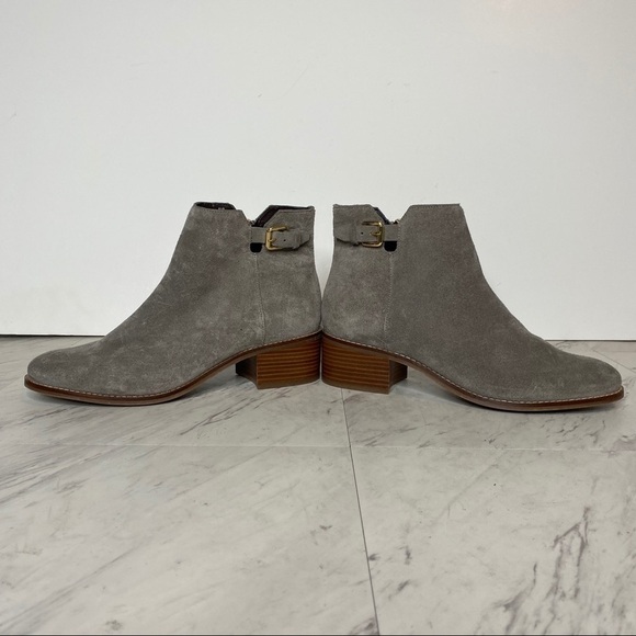 New! Cole Haan Haidyn Suede Buckle Gray Boot 8 1/2 - Picture 7 of 13